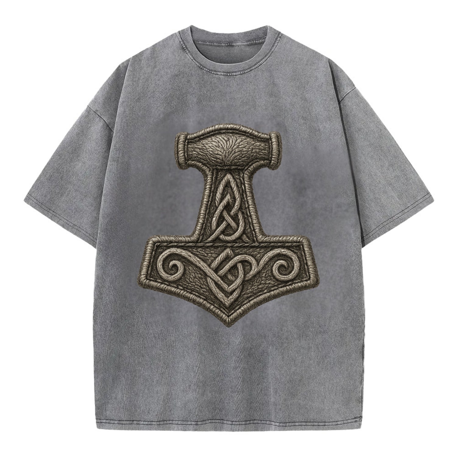 Mjolnir  - Vintage T-shirt - Grey