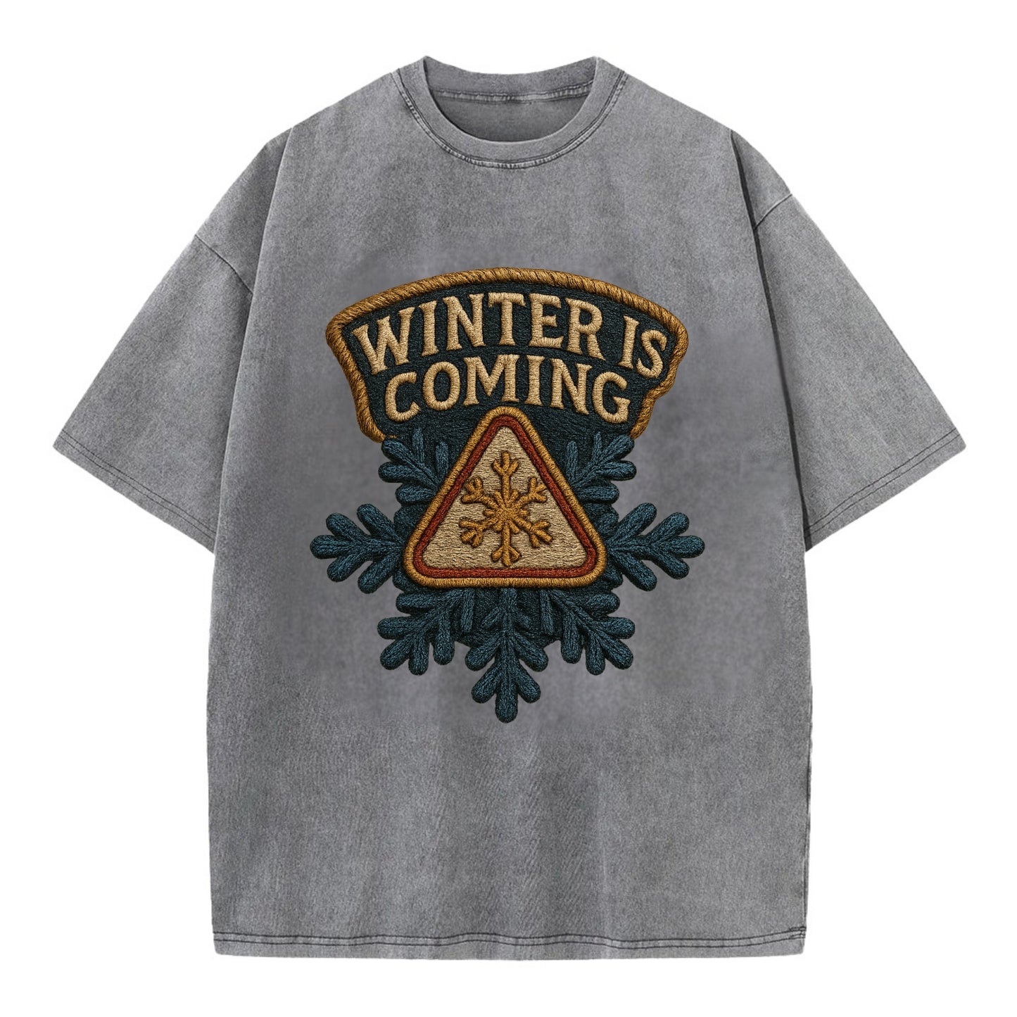 Winter Is Coming  - Vintage T-shirt - Grey