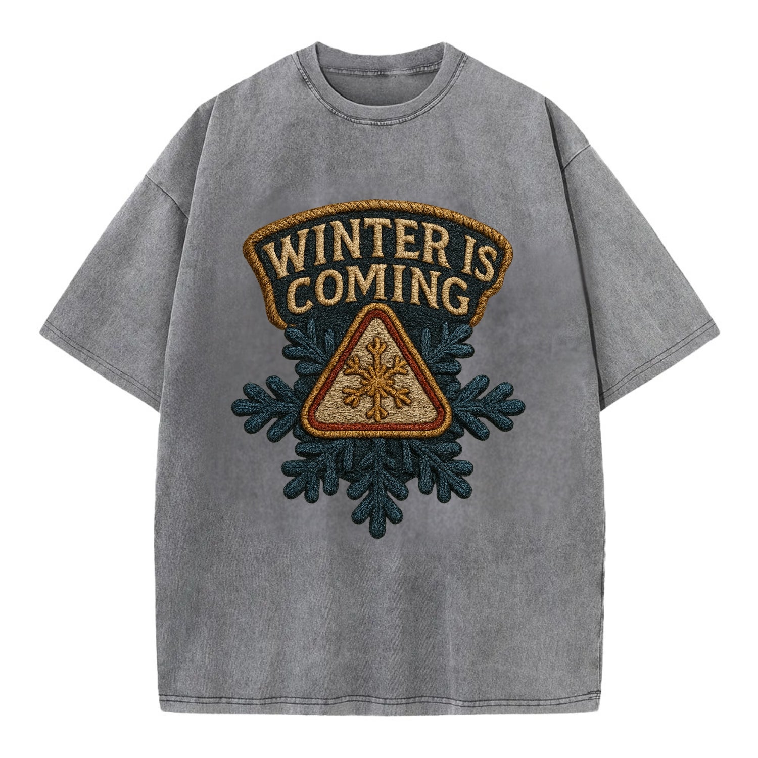 Winter Is Coming  - Vintage T-shirt - Grey