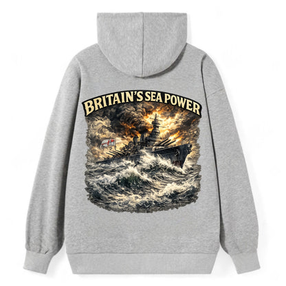 Britain's Sea Power - Classic Pullover Hoodie - Grey
