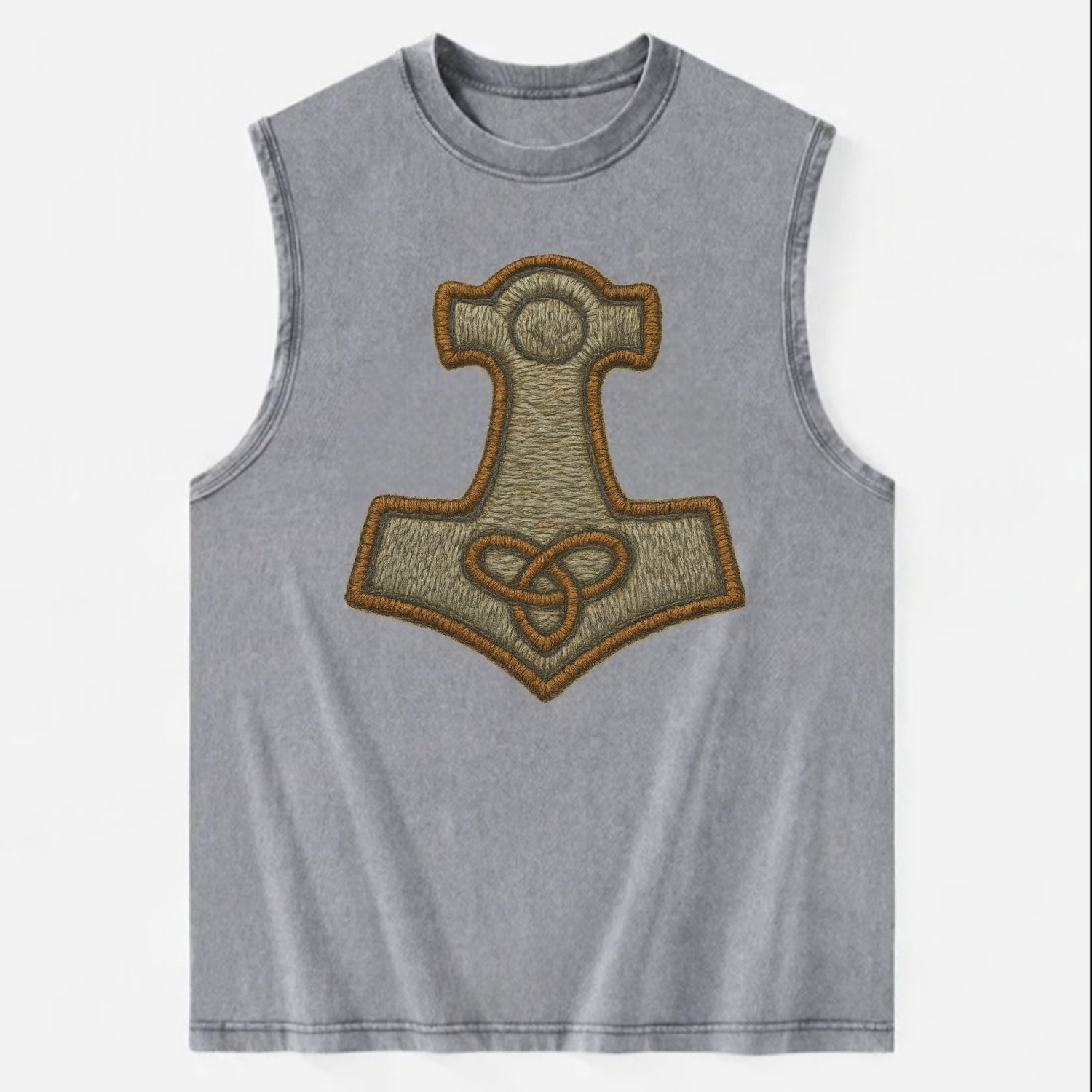 Mjolnir - Vintage Washed Tank - Grey