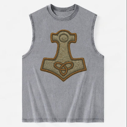 Mjolnir - Vintage Washed Tank - Grey