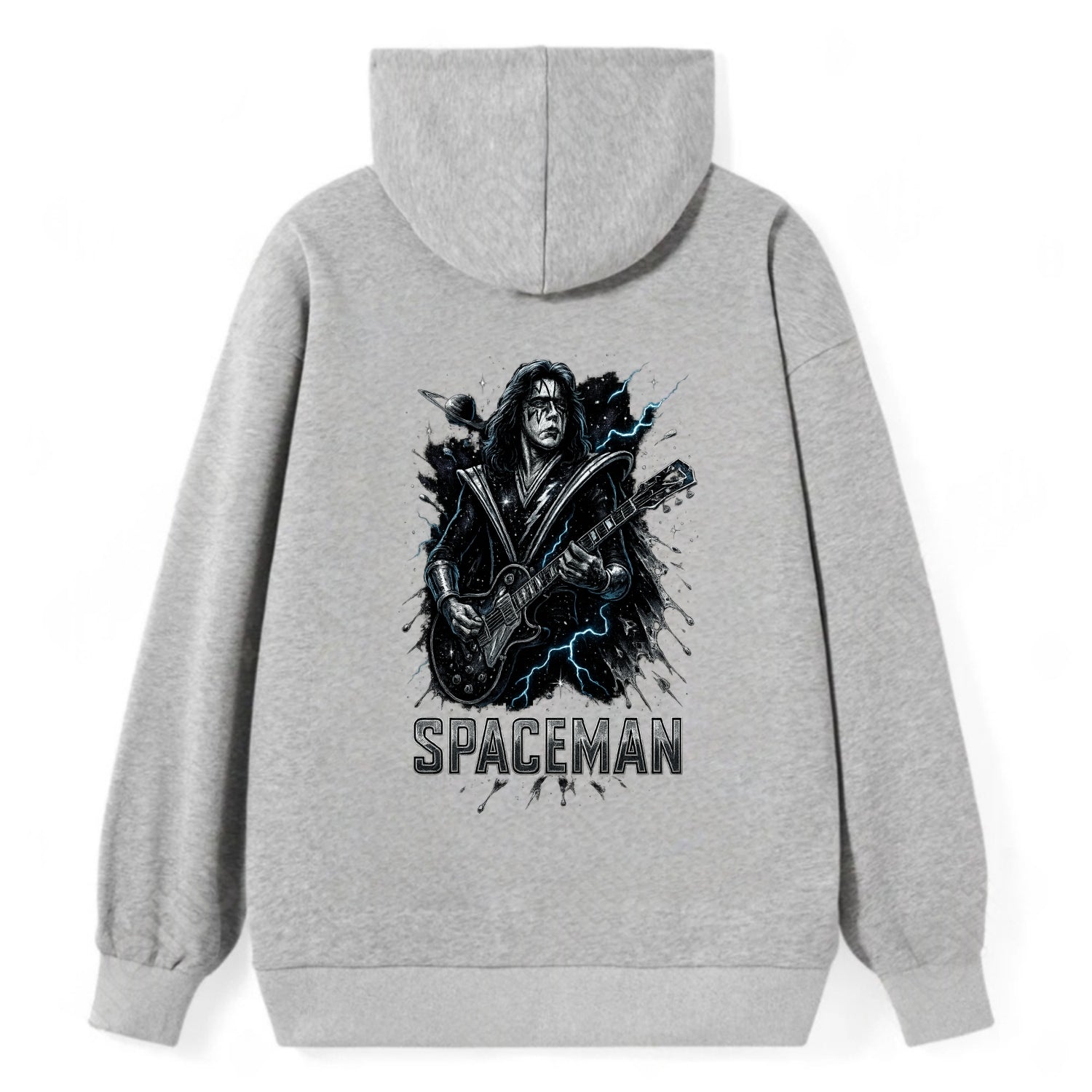 Silver Splash - Classic Pullover Hoodie - Grey