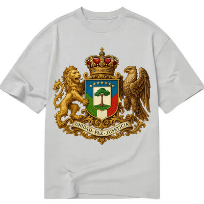 Equatorial Guinea Silk Cotton Tree Emblem - Classic T-shirt - Grey