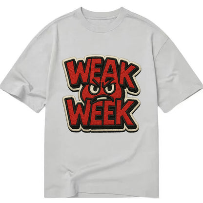 WEAK;WEEK WARRIOR Monday Blue Cap - Classic T-shirt - Grey