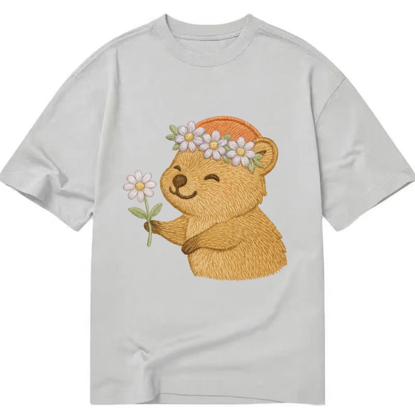 Quokka Daisy Chain - Classic T-shirt - Grey