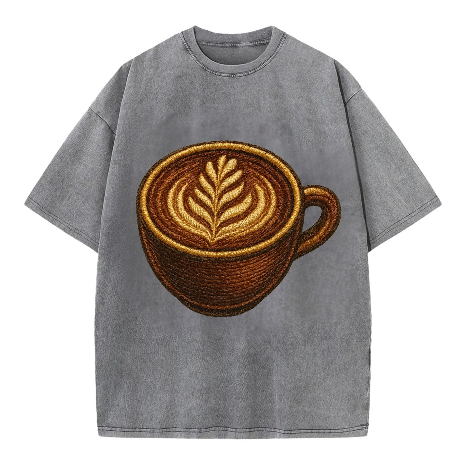 Latte Art  - Vintage T-shirt - Grey