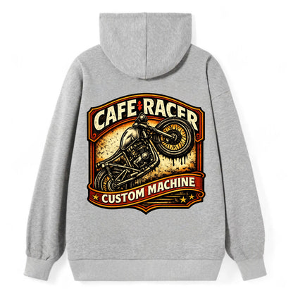 Cafe Racer - Classic Pullover Hoodie - Grey