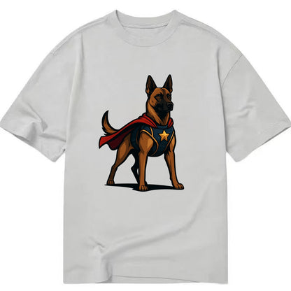 Belgian Malinois Guardian Hero  - Classic T-shirt - Grey