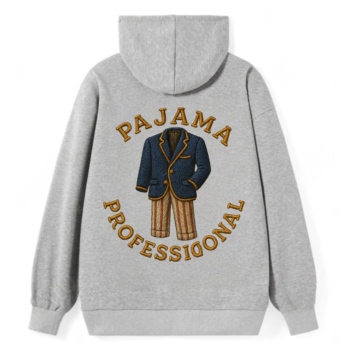 Pajama Professional  - Classic Pullover Hoodie - Grey