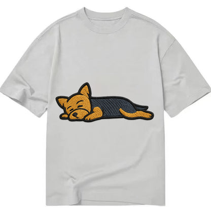 Yorkshire Terrier - Blue and tan fully r Classic T-shirt - Grey