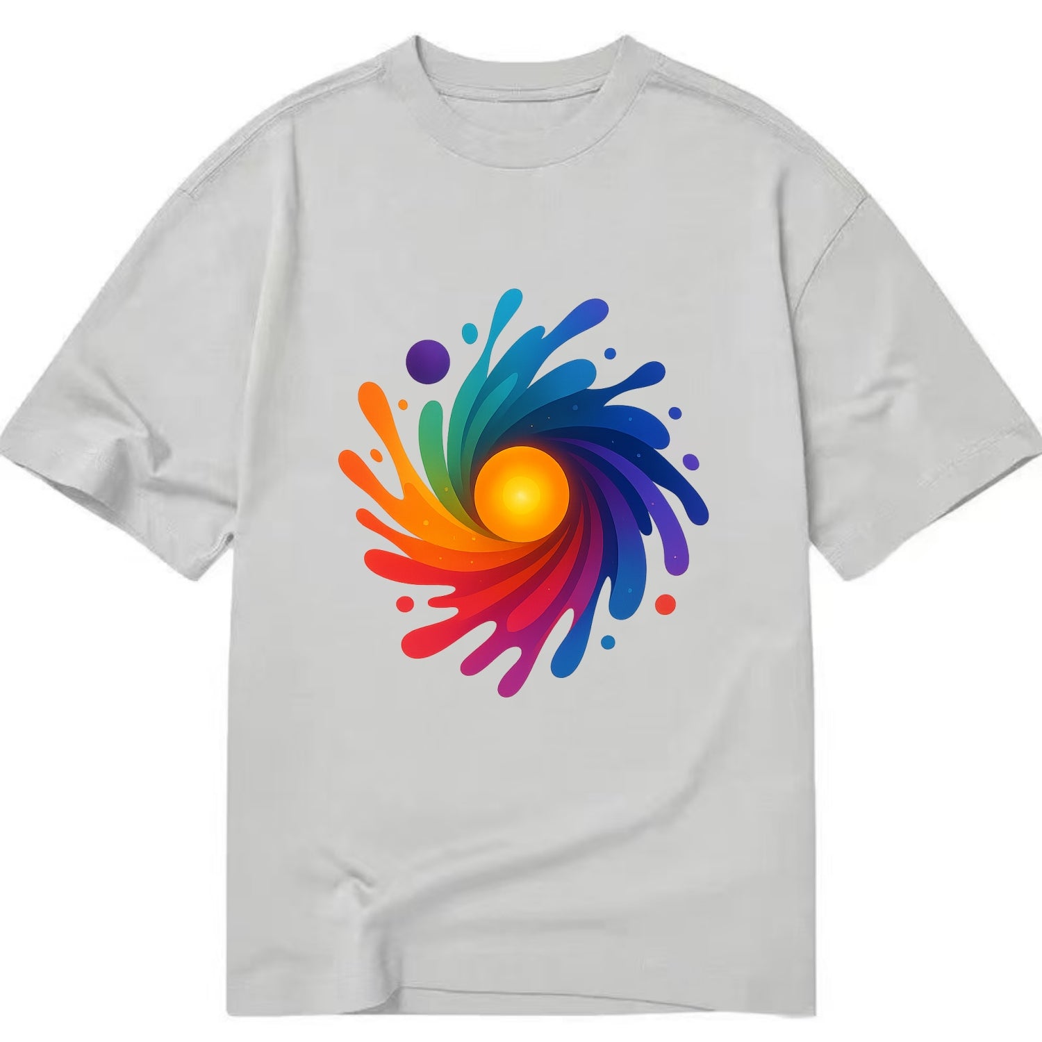 Big Bang Palette - Explosion of paint co - Classic T-shirt - Grey