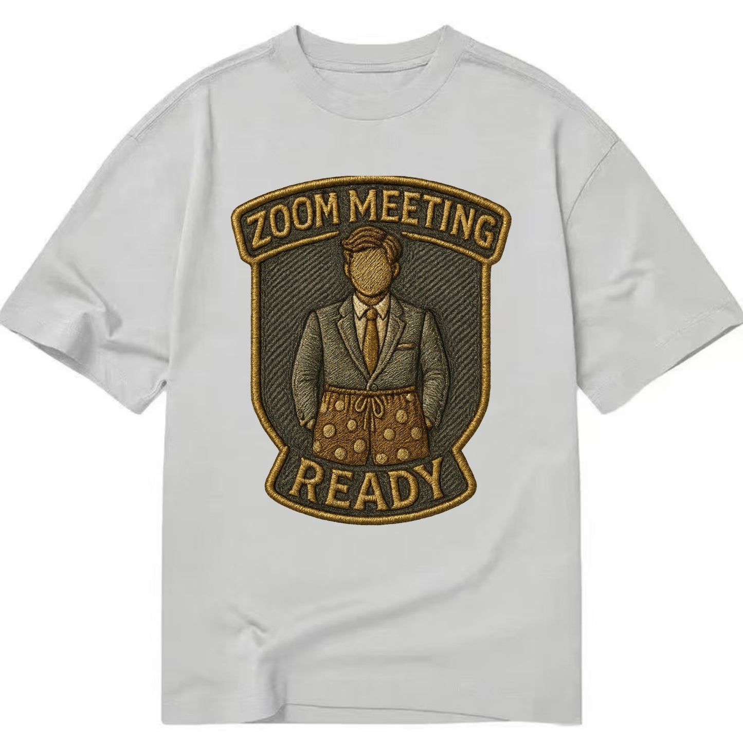 Zoom Meeting Ready  - Classic T-shirt - Grey