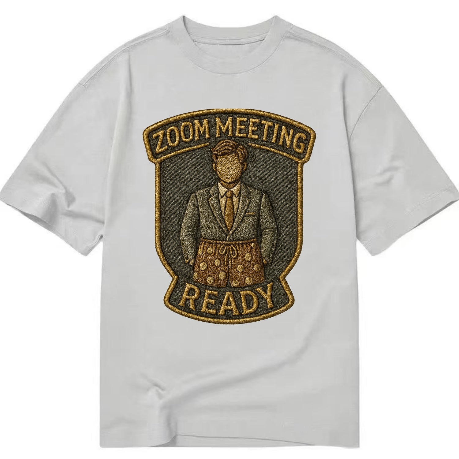 Zoom Meeting Ready  - Classic T-shirt - Grey