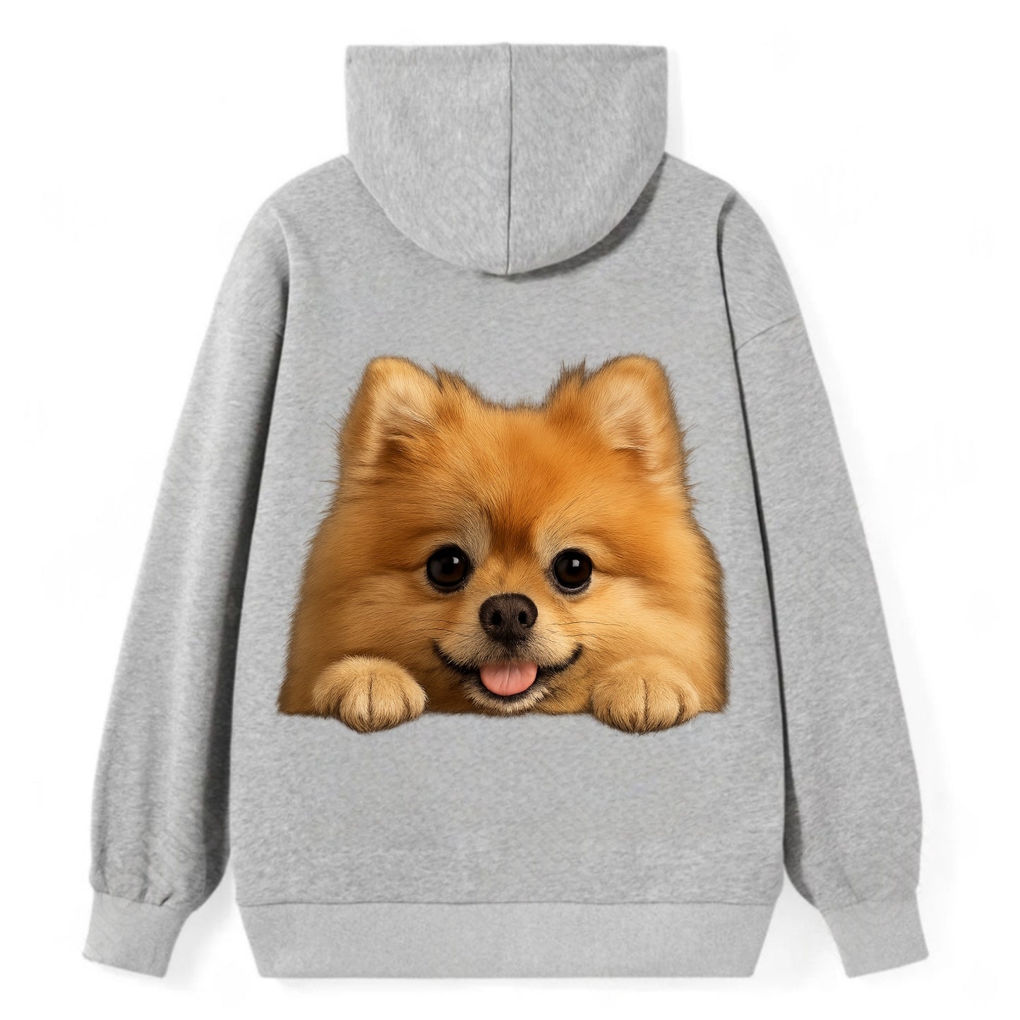 Pomeranian  - Classic Pullover Hoodie - Grey