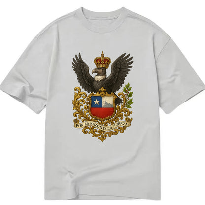 Chile Andean Condor Emblem  - Classic T-shirt - Grey