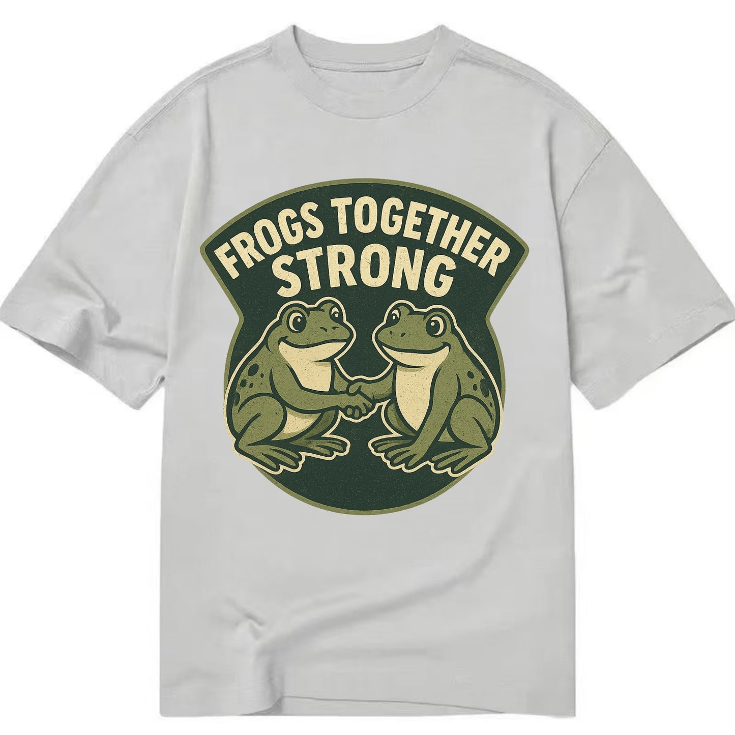 Frogs Together Strong 3 - Classic T-shirt - Grey