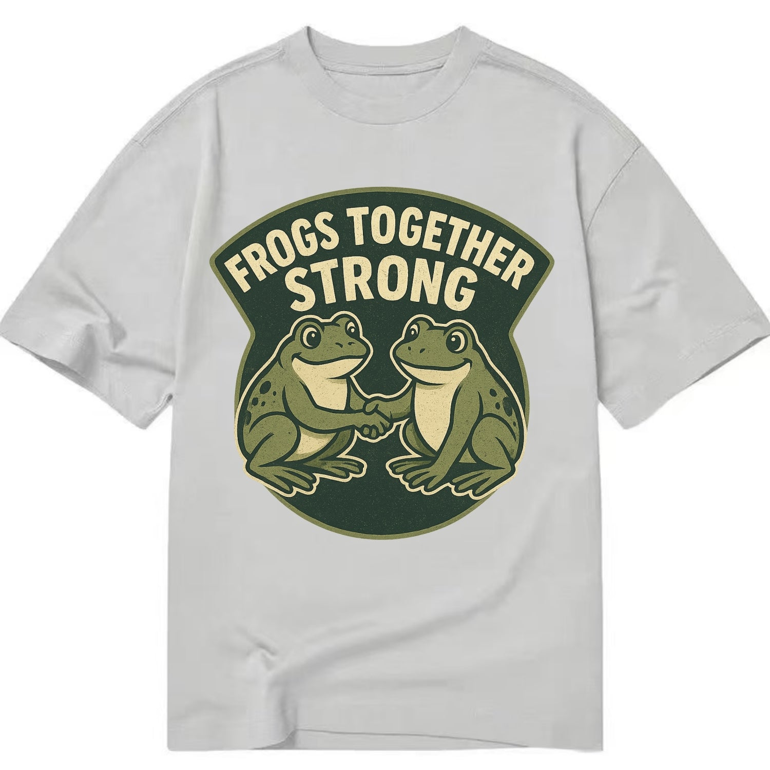 Frogs Together Strong 3 - Classic T-shirt - Grey