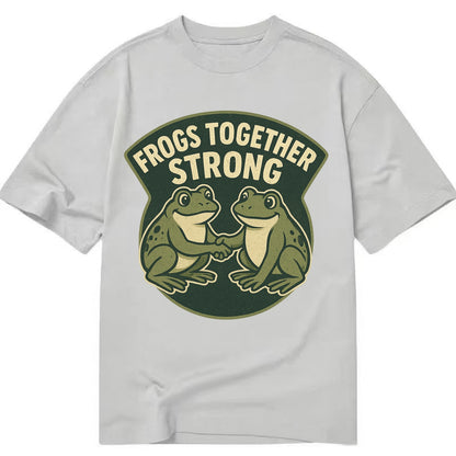 Frogs Together Strong 3 - Classic T-shirt - Grey