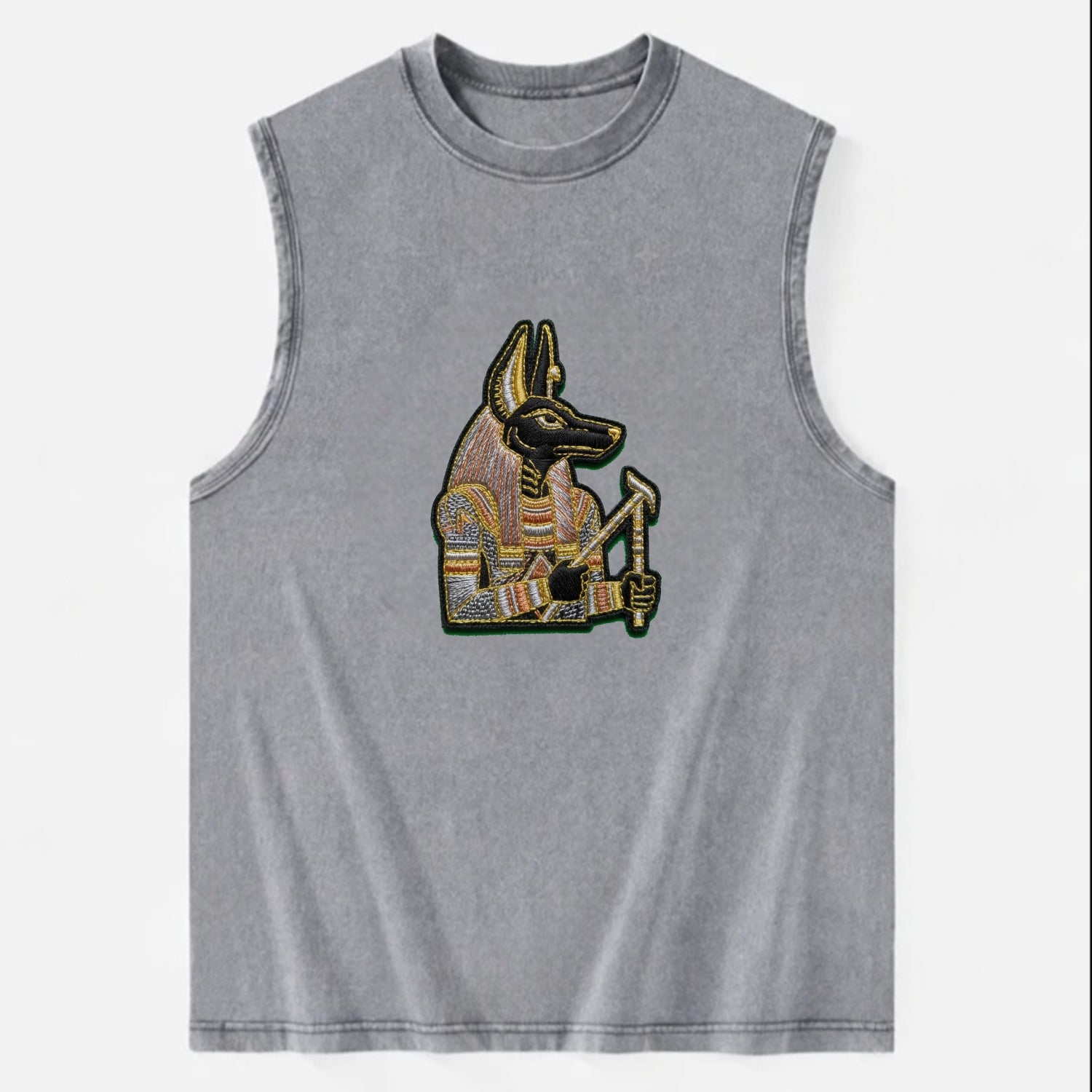 Anubis - Vintage Washed Tank - Grey