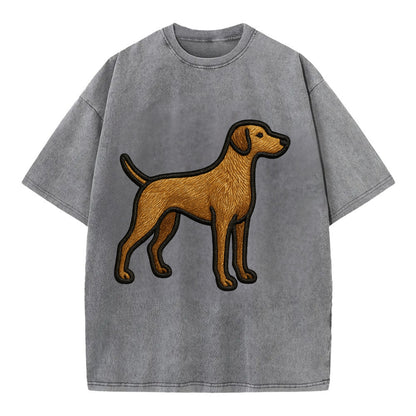 Pointer - Contemporary athletic design w - Vintage T-shirt - Grey