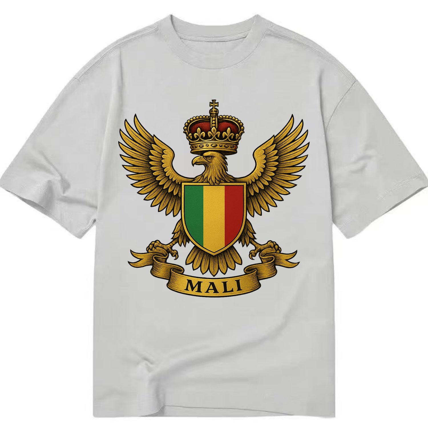 Mali Royal Logo  - Classic T-shirt - Grey