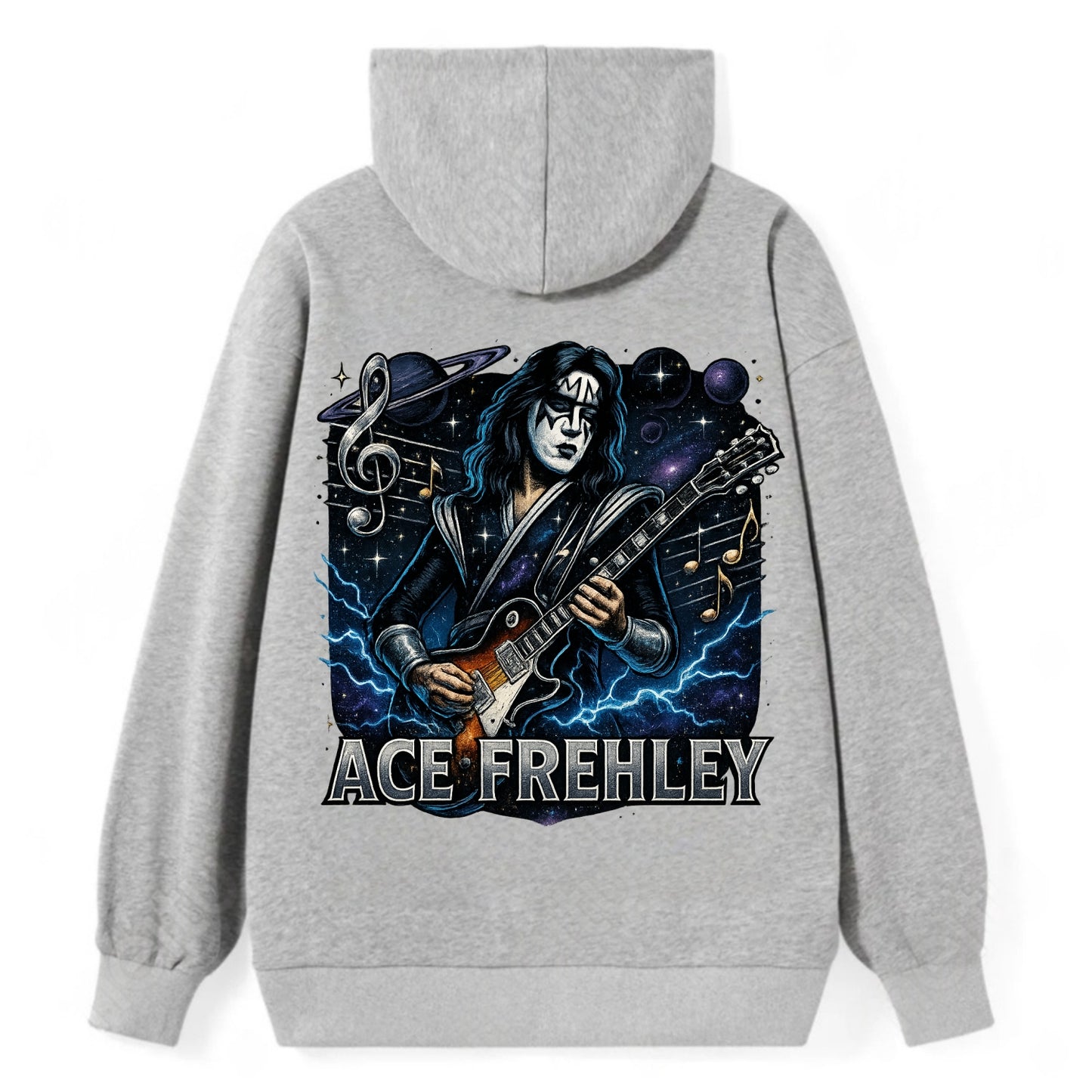 Ace Musical Cosmos - Classic Pullover Hoodie - Grey