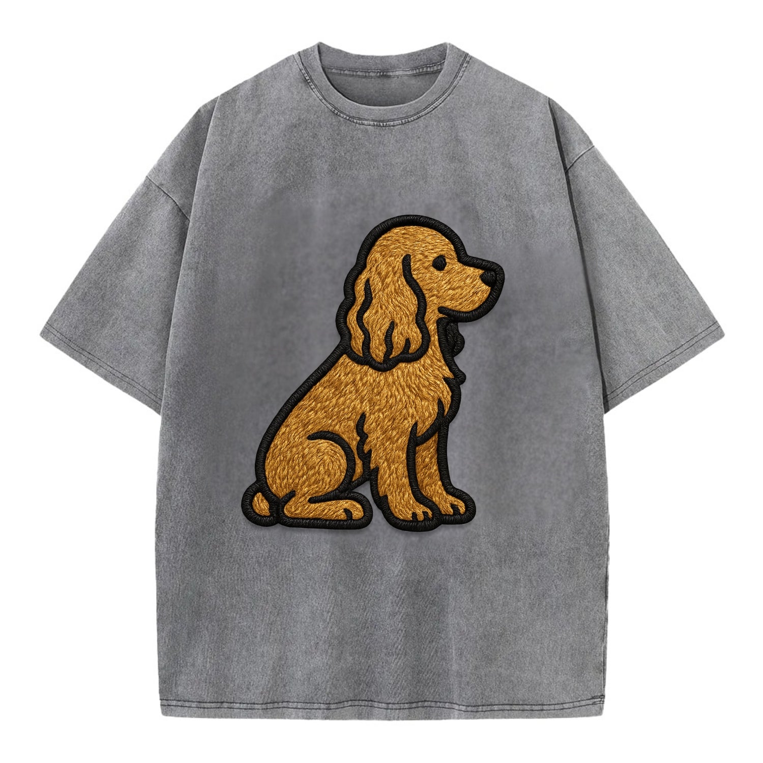 Cocker Spaniel - Contemporary spaniel de - Vintage T-shirt - Grey