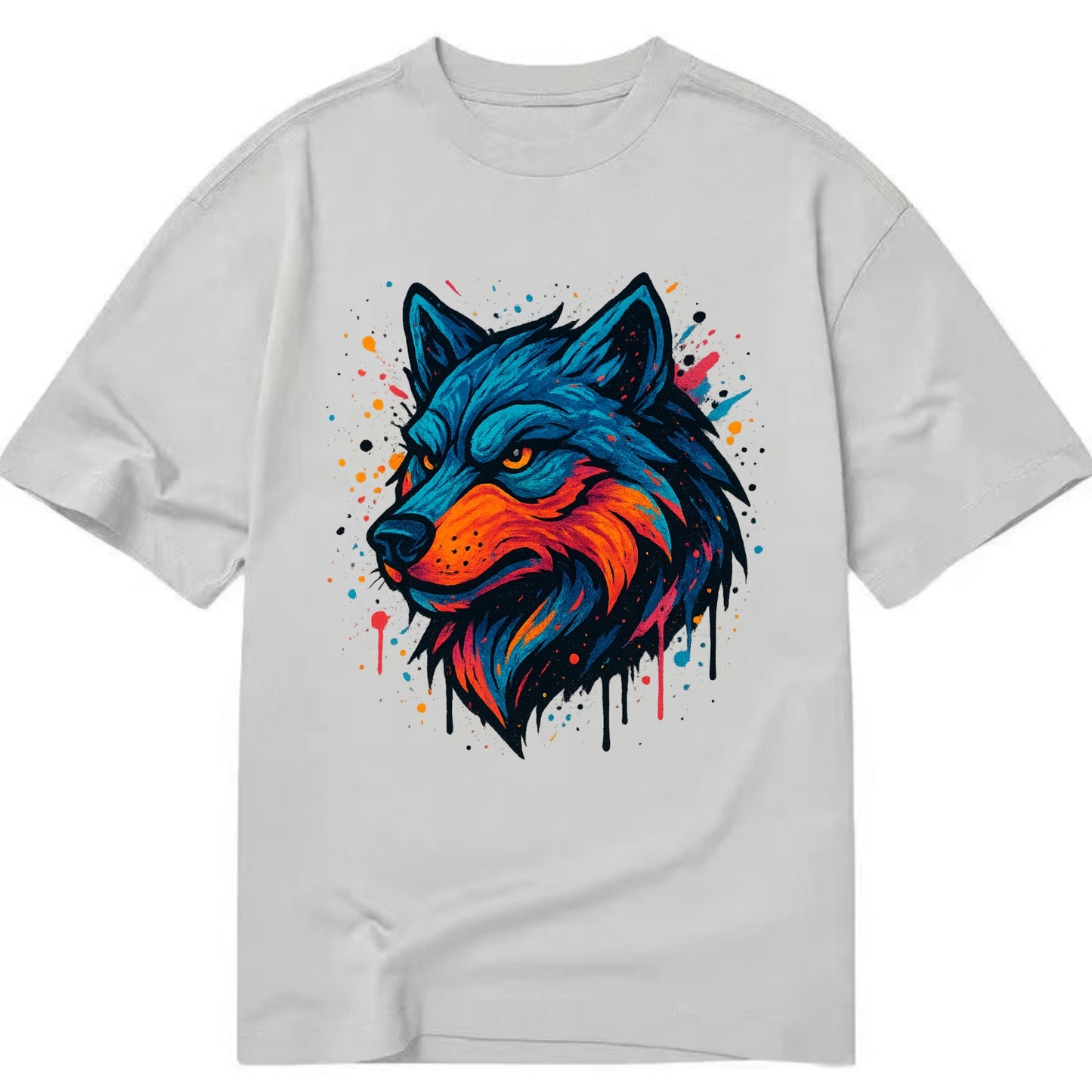 Velvet Wolf Royal  - Classic T-shirt - Grey