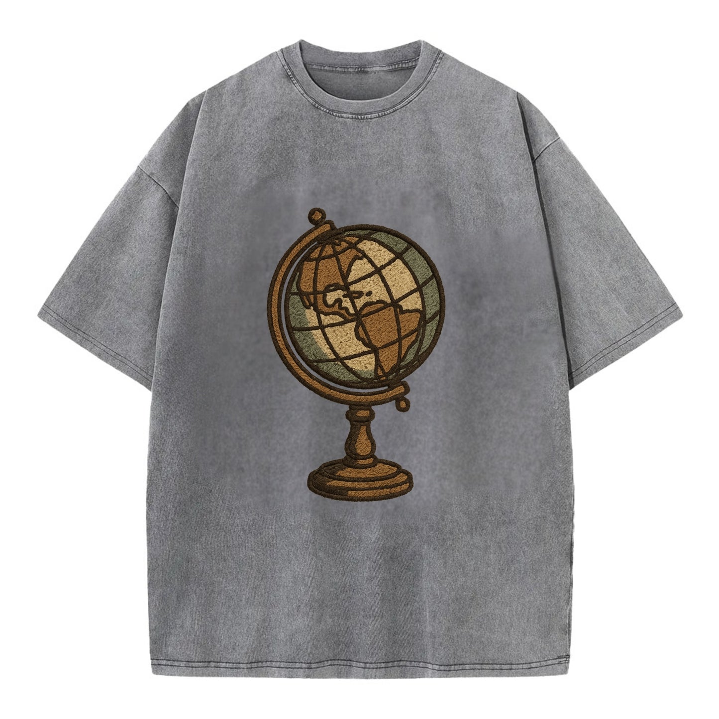 Globe  - Vintage T-shirt - Grey