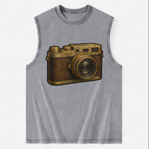 Film Camera  - Vintage Washed Tank