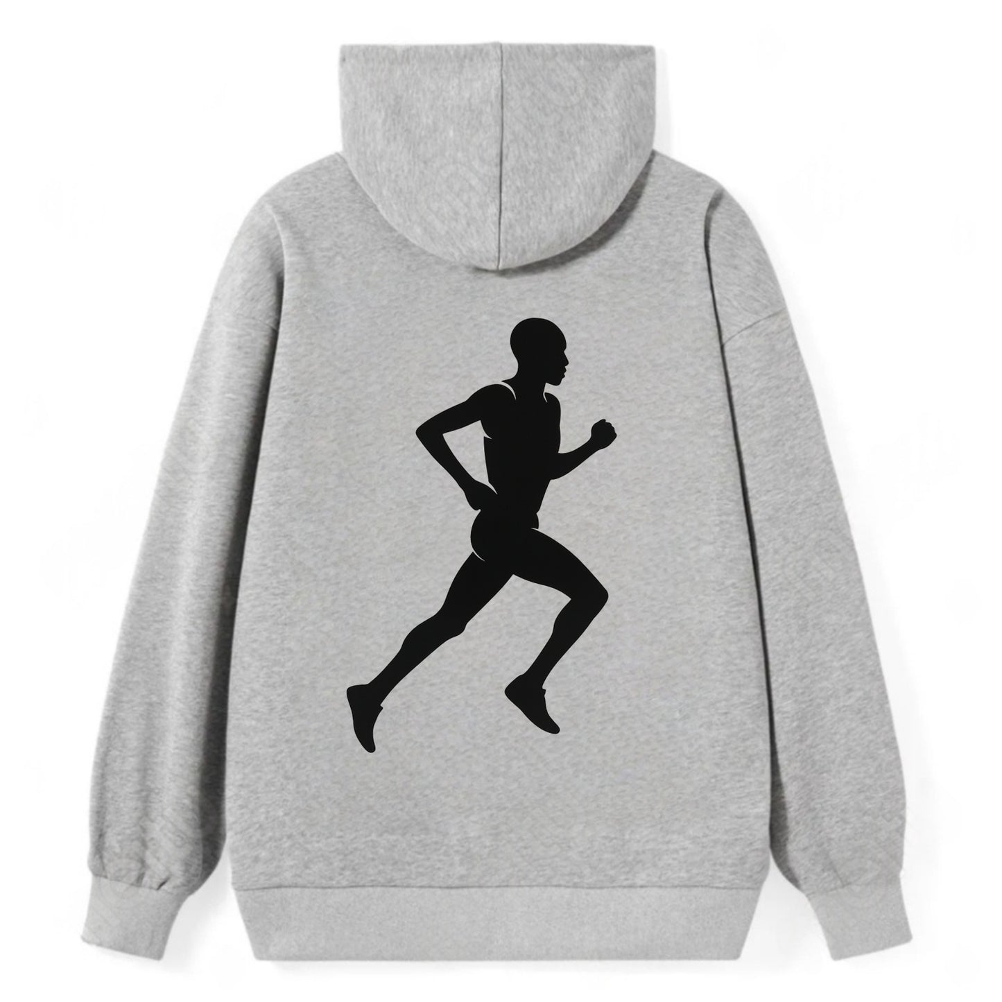 Kenyan distance runner stride - Classic Pullover Hoodie - Grey