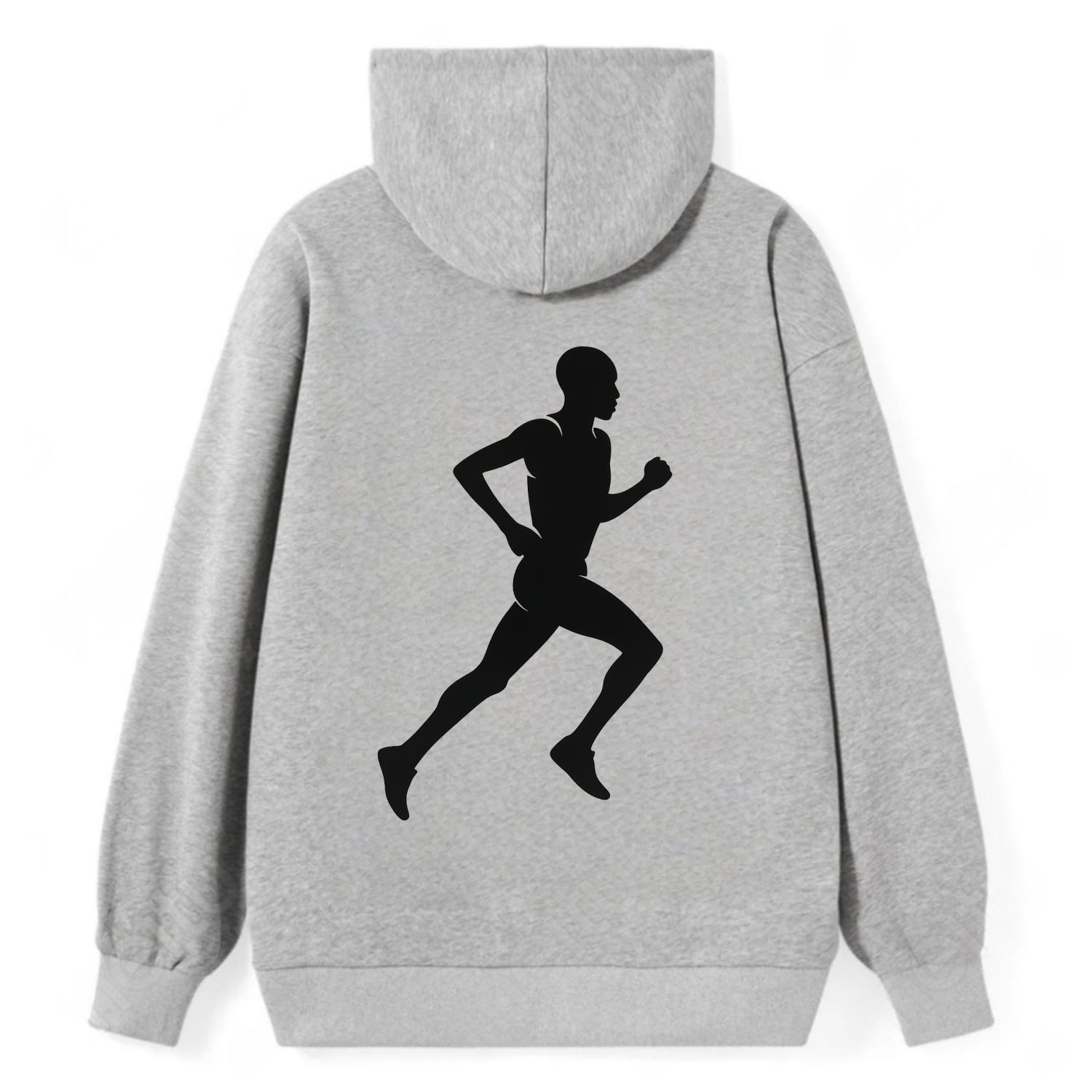 Kenyan distance runner stride - Classic Pullover Hoodie - Grey