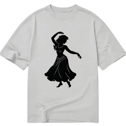 Belly dancer graceful gesture - Classic T-shirt - Grey