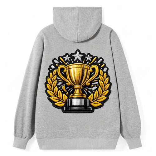 CHAMPIONSHIP TROPHY - golden trophy cup with - Classic Pullover Hoodie