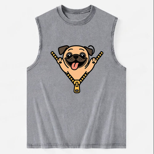 Pug - Vintage Washed Tank
