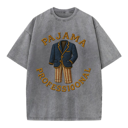 Pajama Professional  - Vintage T-shirt - Grey