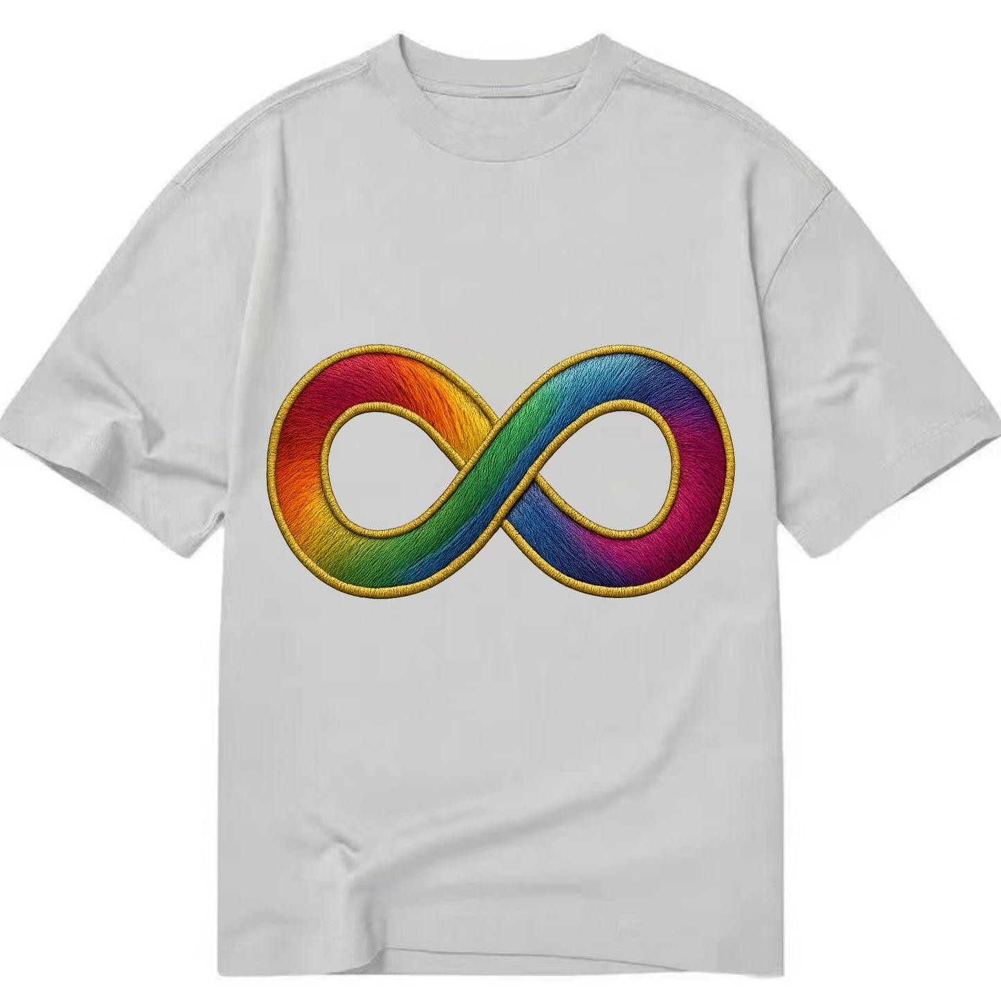 Infinity Symbol  - Classic T-shirt - Grey