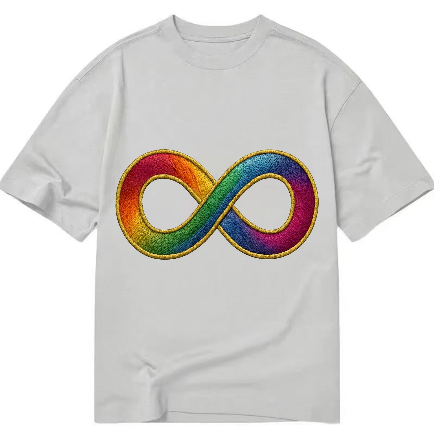 Infinity Symbol  - Classic T-shirt - Grey