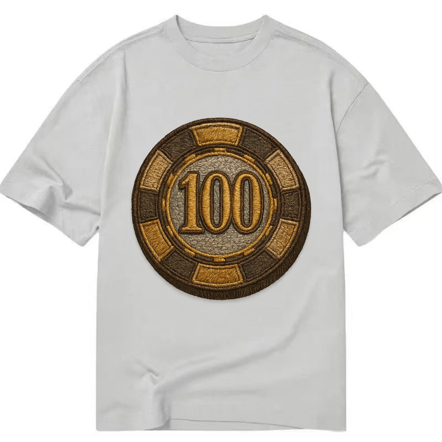 Poker Chip  - Classic T-shirt - Grey