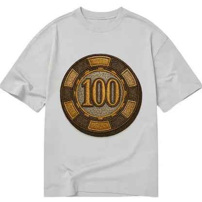 Poker Chip  - Classic T-shirt - Grey