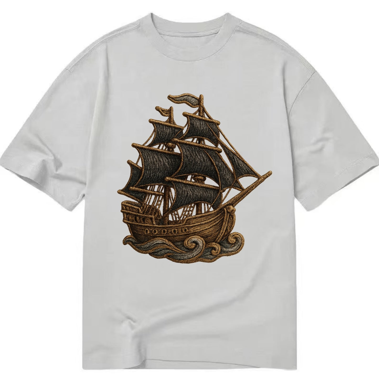 Pirate Ship  - Classic T-shirt - Grey