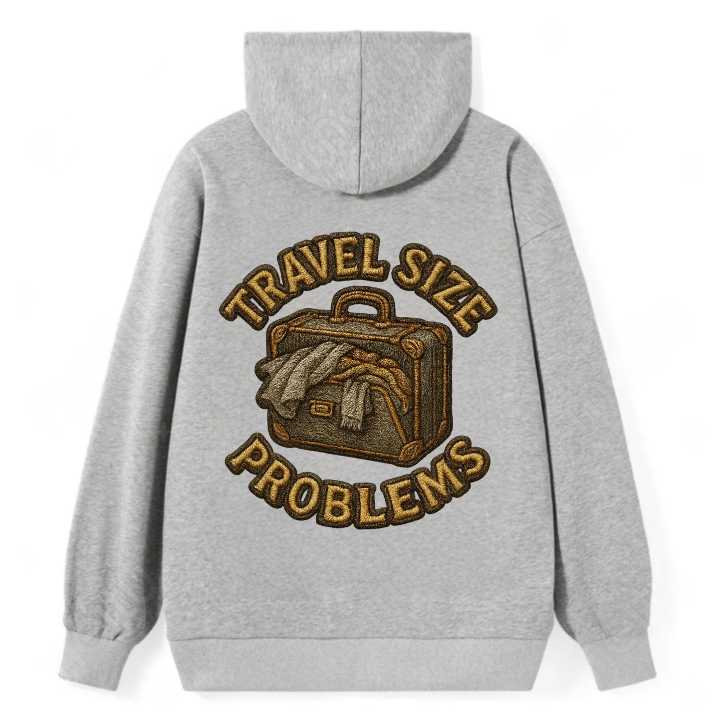 Travel Size Problems  - Classic Pullover Hoodie - Grey