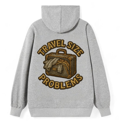 Travel Size Problems  - Classic Pullover Hoodie - Grey
