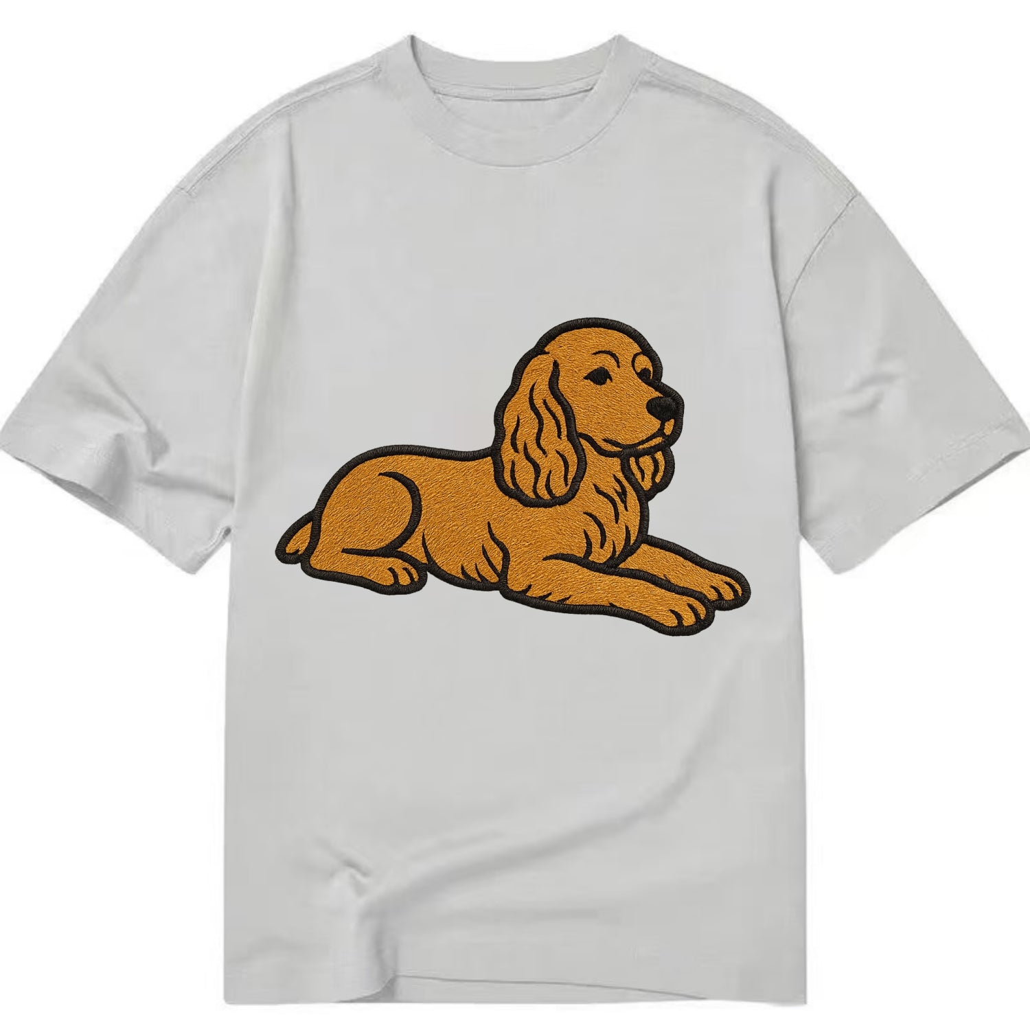 Cocker Spaniel - Golden colored relaxed Classic T-shirt - Grey
