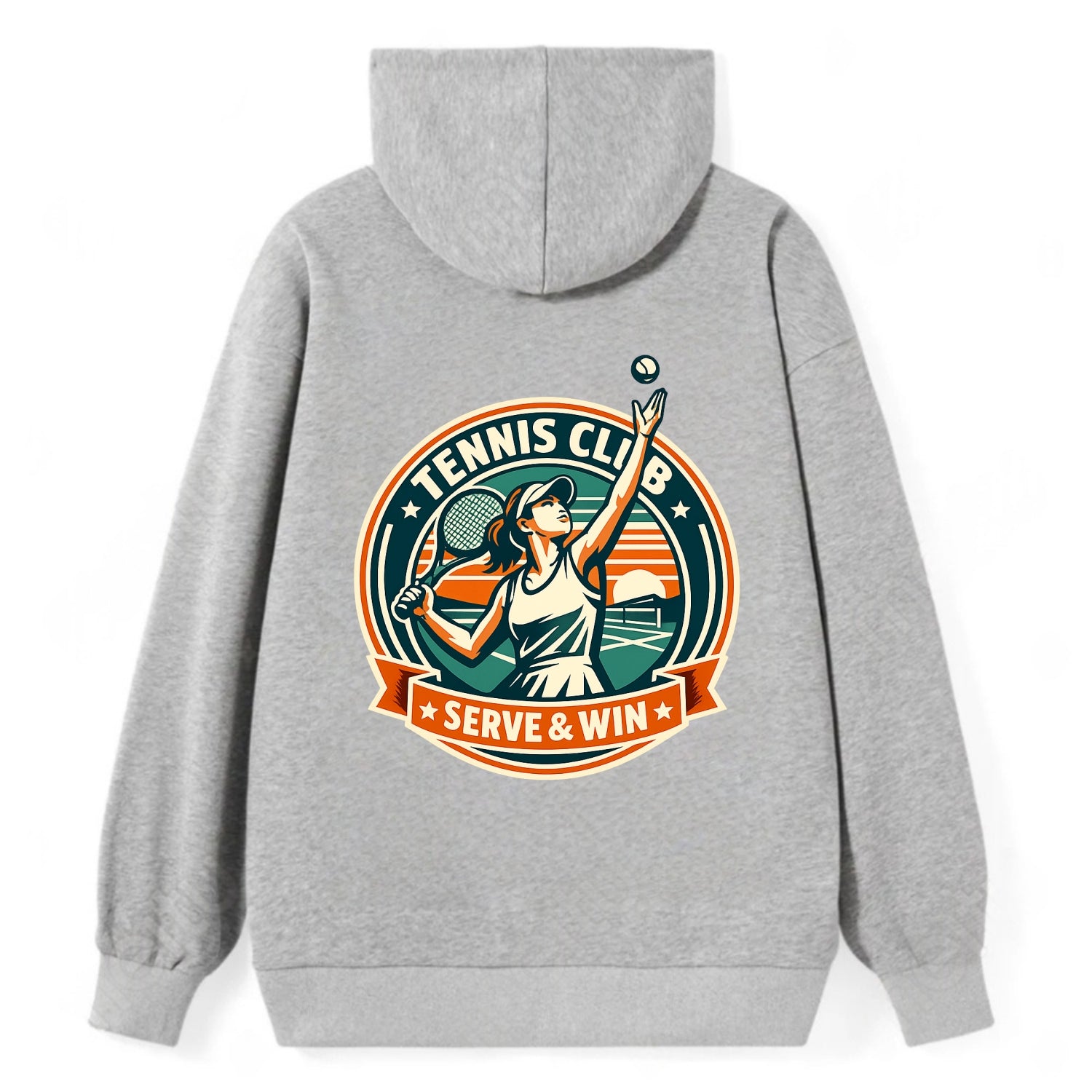 Ace of the Court - Classic Pullover Hoodie - Grey