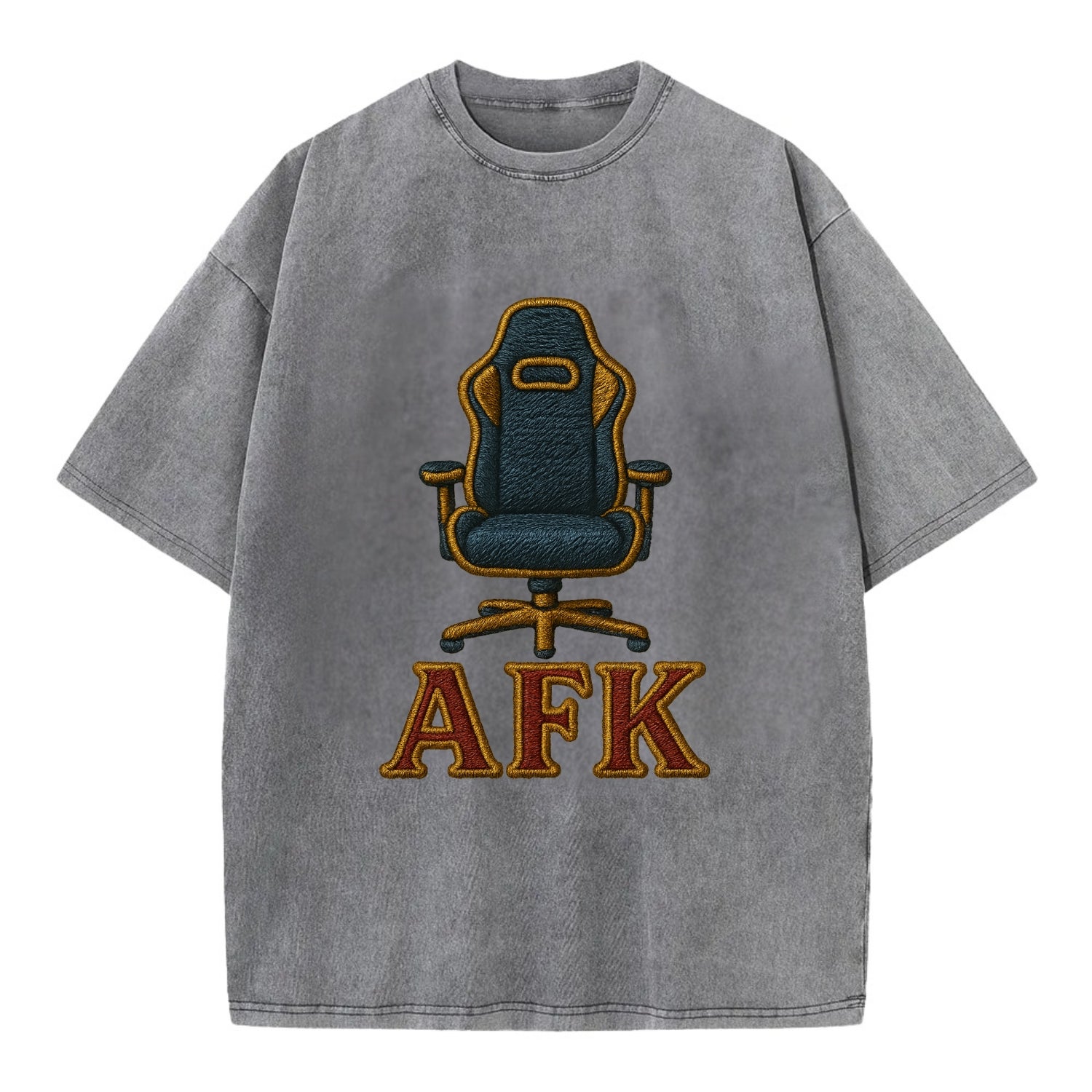 AFK   - Vintage T-shirt - Grey