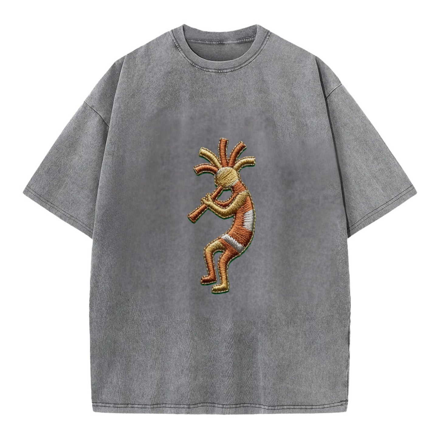 Kokopelli - Vintage T-shirt - Grey