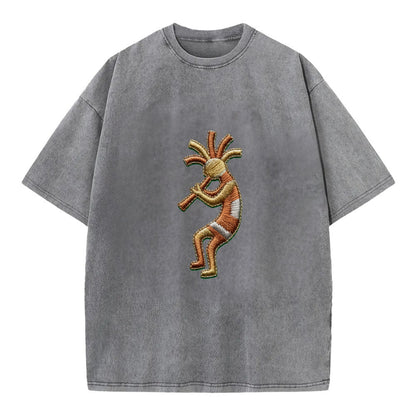 Kokopelli - Vintage T-shirt - Grey