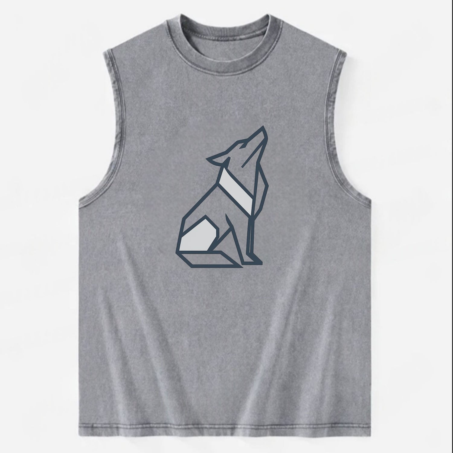 Titanium Wolf Strong  - Vintage Washed Tank - Grey